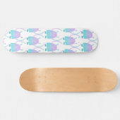Niedlich Little Blue Monster Skateboard (Horizontal)
