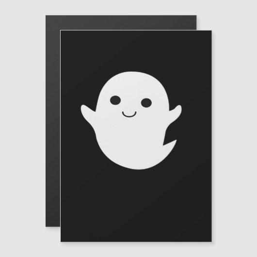 Niedlich Little Boo Angepasst Magnetkarte (Vorne/Hinten)