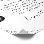 Niedlich Little Boo Baby Dusche Halloween Poster (Ecke)