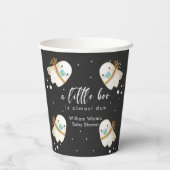 Niedlich Little Boo Baby Ghost Halloween Fall Pappbecher (Rückseite)