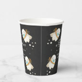 Niedlich Little Boo Baby Ghost Halloween Fall Pappbecher (Rechts)