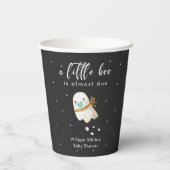 Niedlich Little Boo Baby Ghost Halloween Fall Pappbecher (Rückseite)