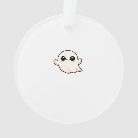 Niedlich Little Boo Basic Clean Ornament (Vorderseite)