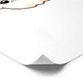 Niedlich Little Boo Basic Clean Poster (Ecke)