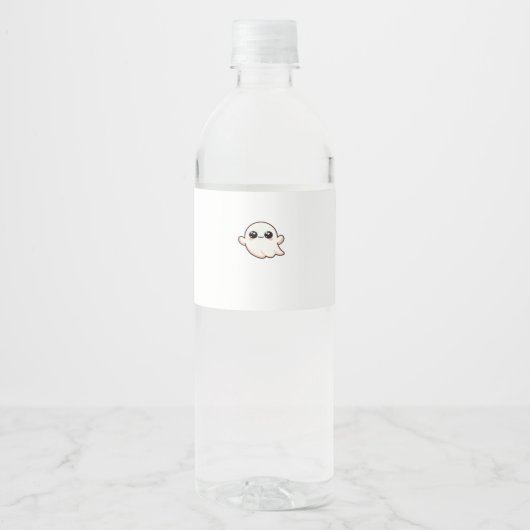 Niedlich Little Boo Basic Clean Wasserflaschenetikett (Vorderseite)