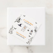 Niedlich Little Boo Clothesline Babydusche Geschenkanhänger (Beispiel)