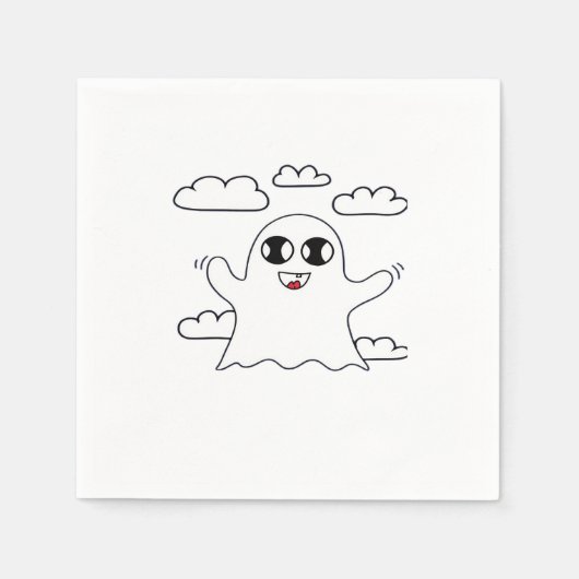 Niedlich Little Boo Creative Style Serviette (Vorderseite)