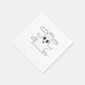 Niedlich Little Boo Creative Style Serviette (Ecke)