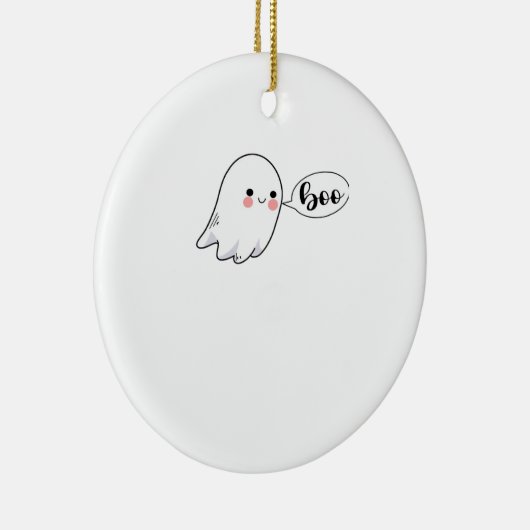 Niedlich Little Boo Grafik Coole Ästhetik Keramik Ornament (Rechts)