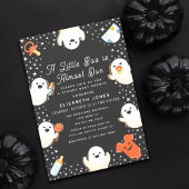 Niedlich Little Boo Halloween Ghost Baby Dusche Einladung