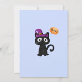 Niedlich Little Boo Halloween Kinderdusche Einladung (Rückseite)