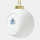 Niedlich Little Boo Retro Graphic Keramik Kugel-Ornament (Rechts)