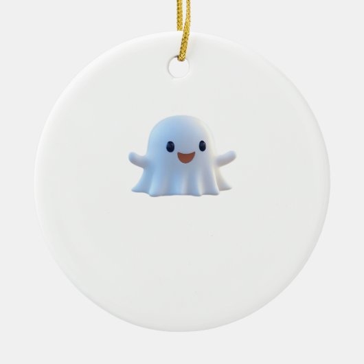 Niedlich Little Boo Retro Graphic Keramik Ornament (Vorne)
