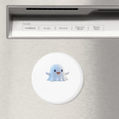 Niedlich Little Boo Retro Graphic Magnet (In Situ (Geschirrspüler))