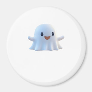 Niedlich Little Boo Retro Graphic Magnet