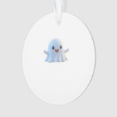 Niedlich Little Boo Retro Graphic Ornament (Vorderseite)