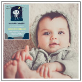 Niedlich Little Boo Skull Boy Halloween 1. Geburts Einladung