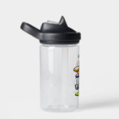Niedlich Little Boy Playing Disk Golf Personalisie Trinkflasche (rechts)