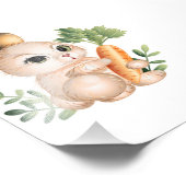 Niedlich Little Bunny Fotodruck (Ecke)