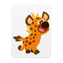 Niedlich Little Cartoon Hyena Flexible Magnet