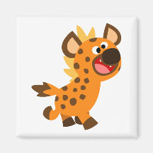 Niedlich Little Cartoon Hyena Magnet
