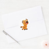 Niedlich Little Cartoon Hyena Sticker (Umschlag)