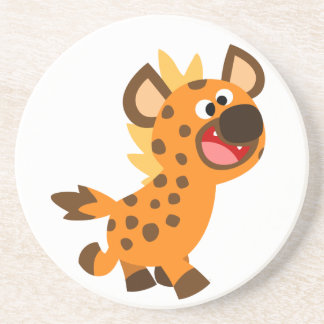 Niedlich Little Cartoon Hyena Untersetzer