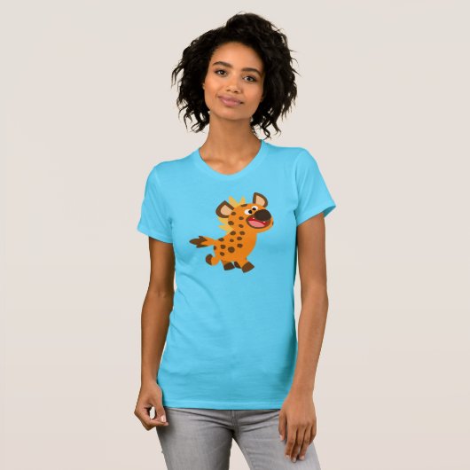 Niedlich Little Cartoon Hyena Women T - Shirt (Vorne ganz)