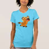 Niedlich Little Cartoon Hyena Women T - Shirt (Vorderseite)