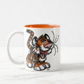 Niedlich Little Cartoon Tiger Tasse (Links)