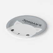 Niedlich Little Cat Geburtstag Pappteller (Schrägansicht)