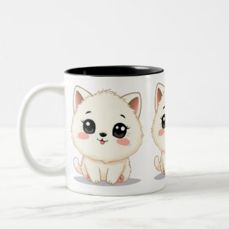 Niedlich Little Cat Zweifarbige Tasse