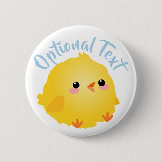 Niedlich Little Chick Button (Vorderseite)
