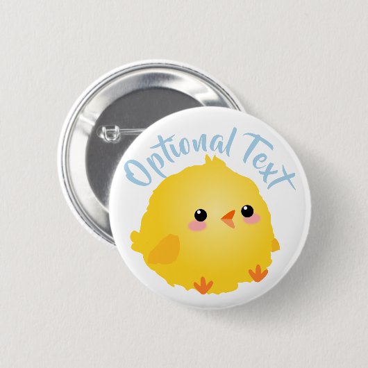 Niedlich Little Chick Button (Vorne & Hinten)