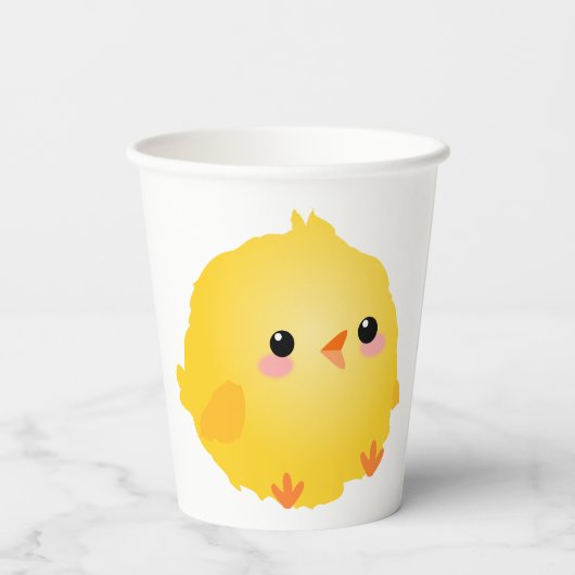 Niedlich Little Chick Pappbecher (Rückseite)