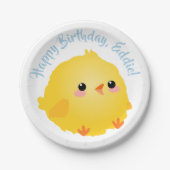 Niedlich Little Chick  Pappteller (Vorderseite)