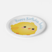 Niedlich Little Chick  Pappteller (Schrägansicht)