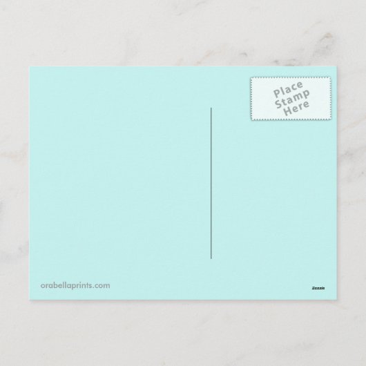 Niedlich Little Chickie Osterpost Postkarte (Rückseite)