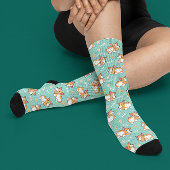 Niedlich Little Corgis Pattern Socken