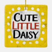 Niedlich Little Daisy Ornament (Rückseite)