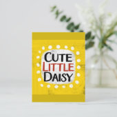 Niedlich Little Daisy Postcard Postkarte (Stehend Vorderseite)