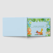 Niedlich Little Dino Baby Dusche Gästebuch (Voll)