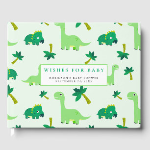 Niedlich Little Dino Baby Dusche Gästebuch