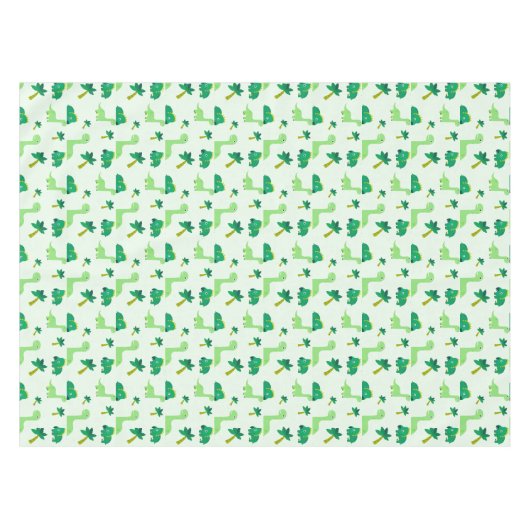 Niedlich Little Dino Baby Dusche Tischdecke (Vorderseite (Horizontal))