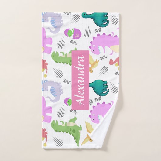 Niedlich Little Dino Kleinkind Badhandtuch Set (Handtuch)