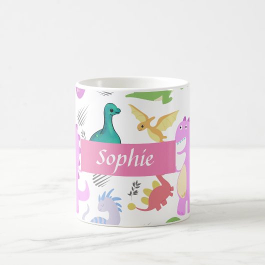 Niedlich Little Dino Kleinkind Kaffeetasse (Mittel)