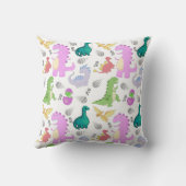 Niedlich Little Dino Kleinkind Kissen (Rückseite)