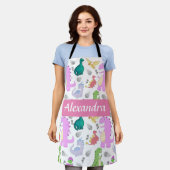 Niedlich Little Dino Kleinkind Schürze (Getragen)