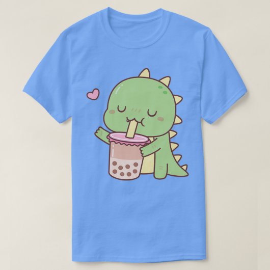 Niedlich Little Dino Lieben Boba Milk Tee (Design vorne)