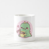 Niedlich Little Dino Lieben Japanisch Sushi Kaffeetasse (Mittel)